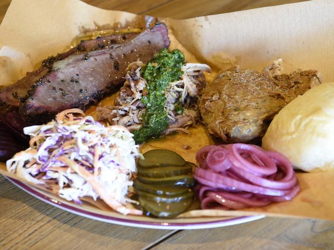 Go whole hog with the pitmaster tray. Picture: Andrew Henshaw