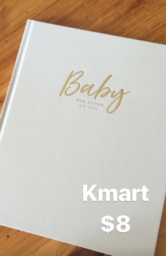 Baby record cheap book kmart