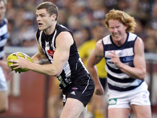 2010 Preliminary Final. Collingwood v Geelong. MCG. Heath Shaw.