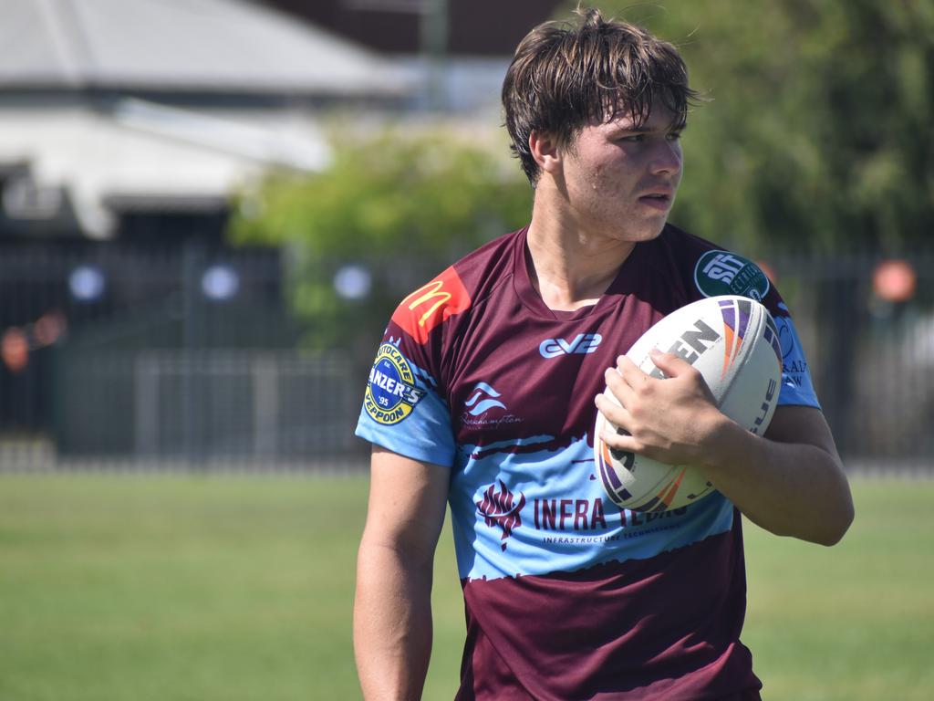 CQ Capras under-17 boys squad at a pre-season training session at The Cathedral College, Rockhampton, on December 7, 2024.