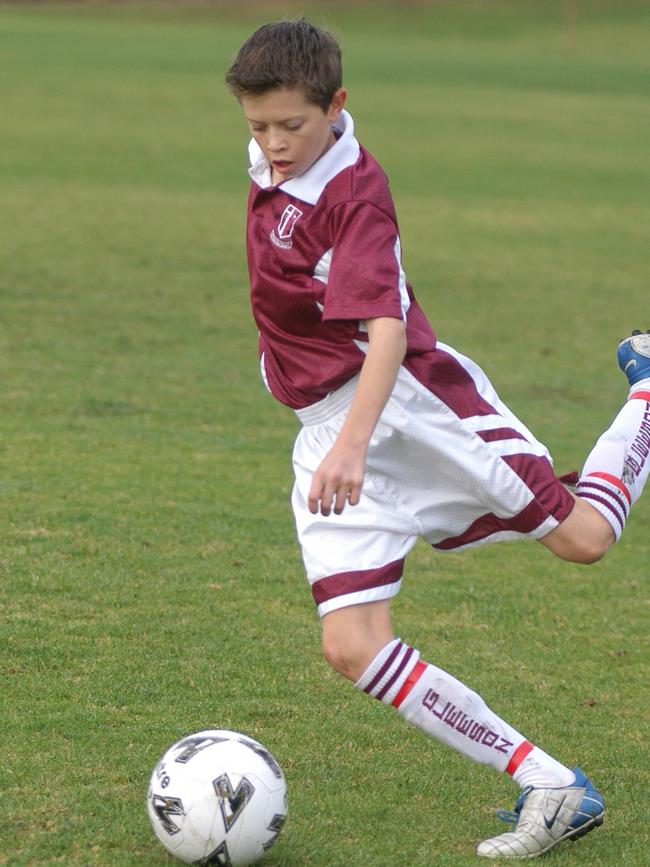 Craig Goodwin in action for Gleeson College.