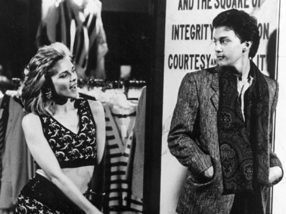 McCarthy with actress Kim Cattrall in the film ‘Mannequin’ in 1987.