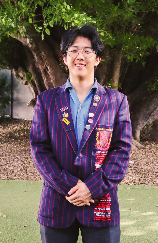 Peter Wang, Brisbane State High School, school captain.