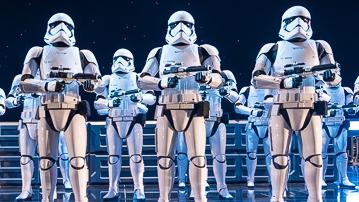 * Please do not use. On hold for the Courier Mail, April, 2025. Thank you*The Storm Trooper room is a highlight of Ride of the Resistance ride at the Star Wars: Galaxy's Edge at Disney World in Orlando, Florida, USA. Picture: Supplied* Please do not use. On hold for the Courier Mail, April, 2025. Thank you*