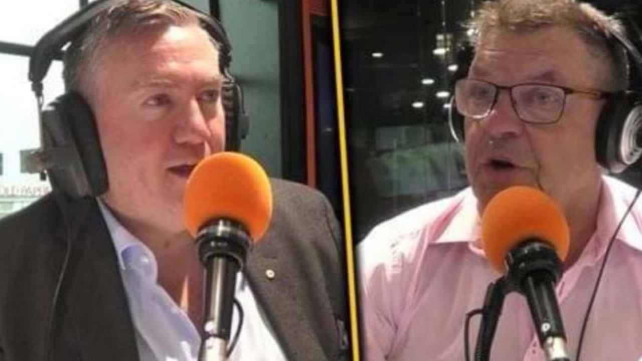 Eddie McGuire and Steve Price got into a heated debate on Tuesday