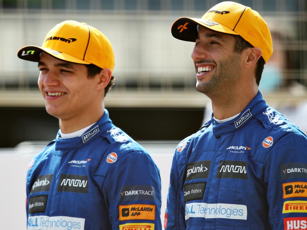 Daniel Ricciardo is making his mark alongside Lando Norris.