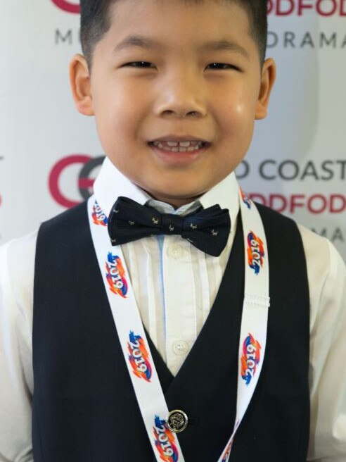 David Lin, winner at the Gold Coast Eisteddfod. Picture by Pru Wilson Photography.