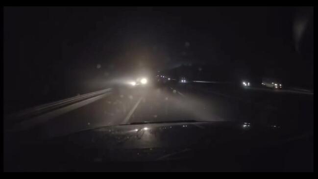 WATCH: Driver lucky to be alive after crazy highway collision