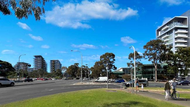 How the apartment towers would look from Greenhill Rd. Picture: Hames Sharley / URPS