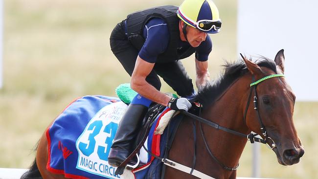 Magic Circle is now joint favourite to win the Melbourne Cup. Picture: Getty