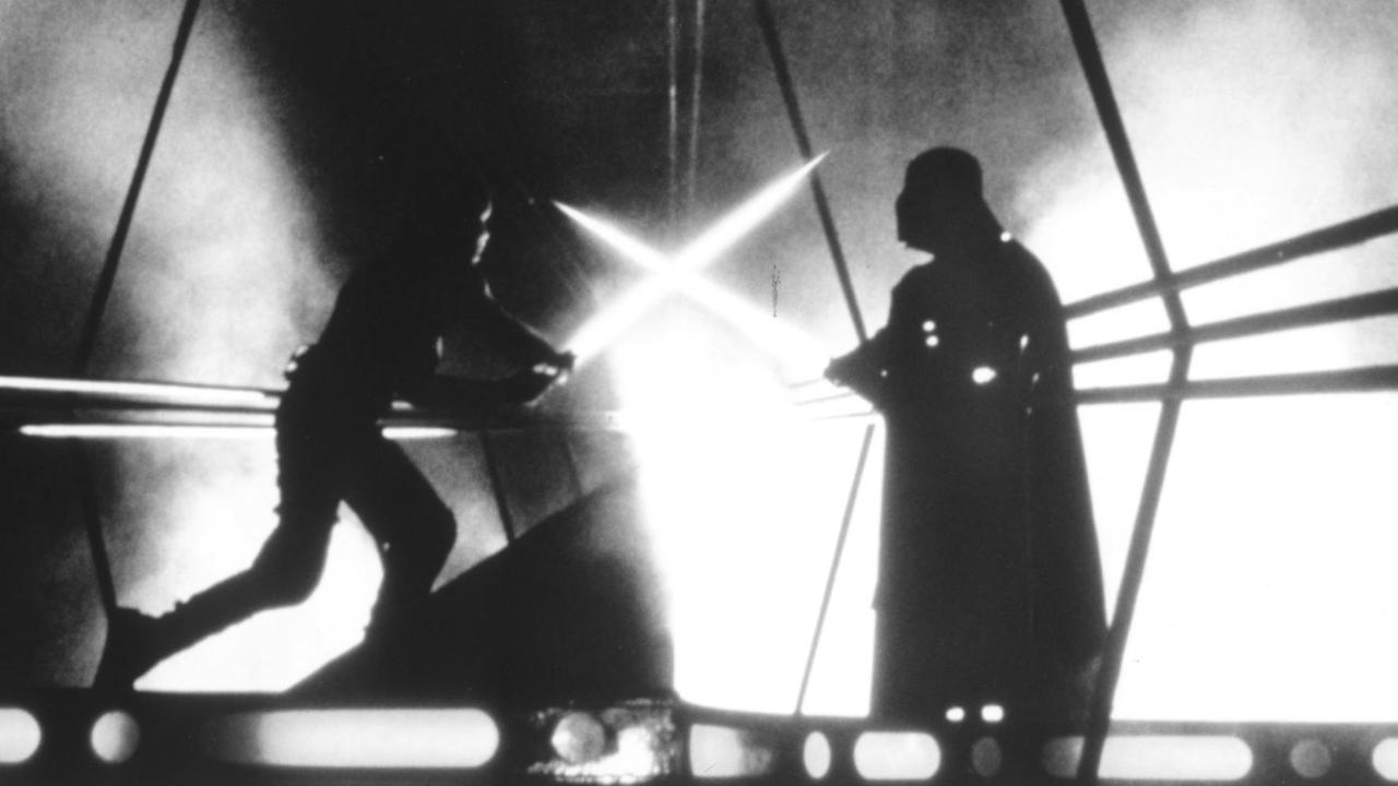 Luke Skywalker and Darth Vader fight the ultimate father and son battle in The Empire Strikes Back – but these days it’s not lightsabers but social media screens standing between parents and their kids. Picture: file image