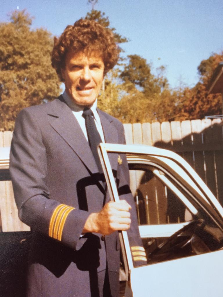 Brendan Jones lost his dad Geoff, who was a pilot, to lung cancer four years ago.