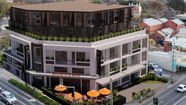 426-430 Canterbury Road, Surrey Hills will go from zero to hero with a $20m development set to put 72 serviced apartments on the busy corner. Picture: supplied.