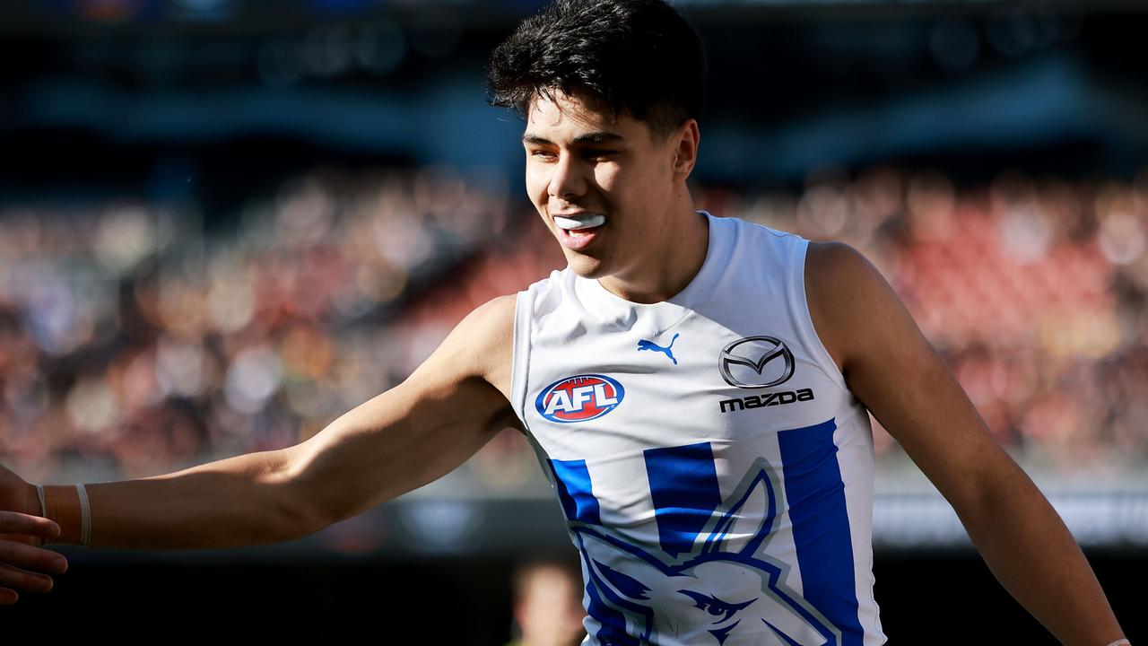 Paul Curtis has been a revelation for North Melbourne despite a tough year for his club. Photo by James Elsby/AFL Photos via Getty Images