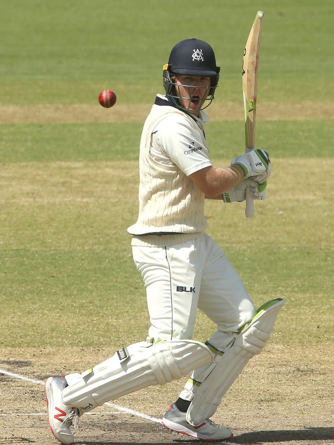 Will Pucovski in full flight on day three.