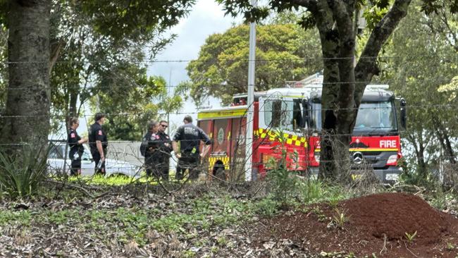 Police operation at Wollongbar in November. Picture: Catherine Piltz