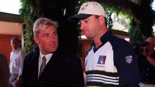 Warne and Mark Waugh were fined $8000 and $10,000 respectively.