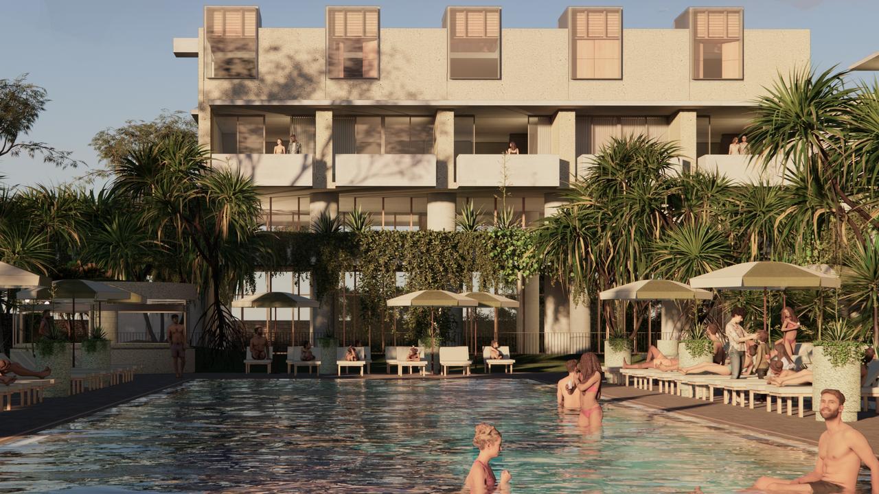 Renders of The Calile Hotel at Noosa.