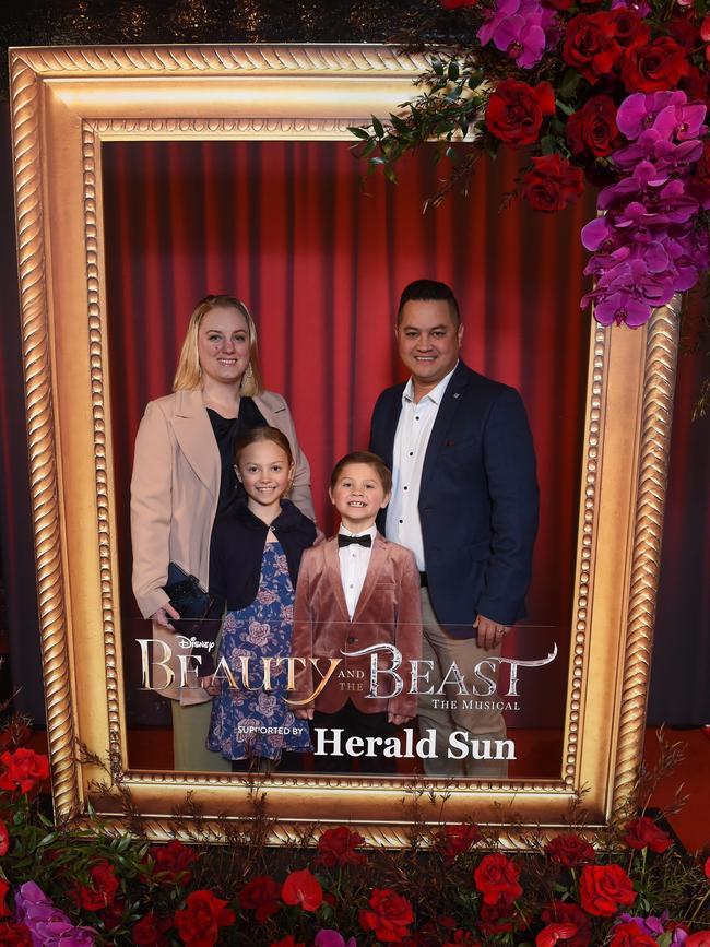 Opening night: Beauty and The Beast at Her Majestys Theatre, Melbourne. Picture: Josie Hayden