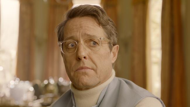 Hugh Grant is the villain of the piece, a failed actor with a secret sideline as a burglar.