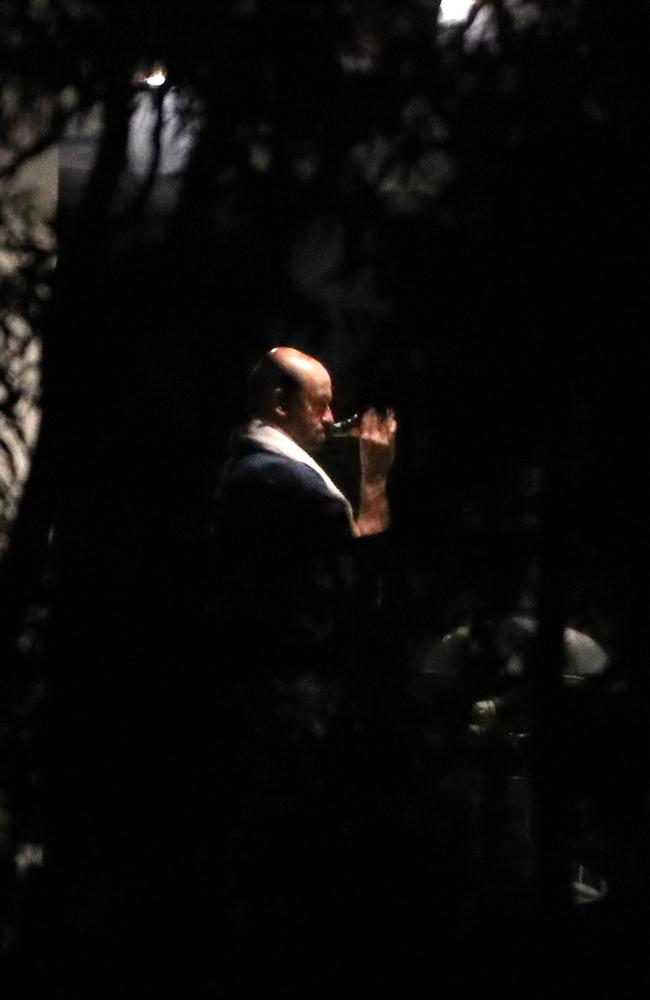 Former NRL CEO Todd Greenberg reflects over a beer and some cooking at home last night. Pictures: Jonathan Ng