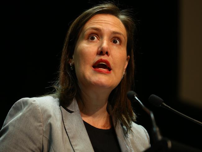 Finance Services Minister Kelly O'Dwyer says it is “just another tax grab”. Picture: Britta Campion