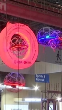 Drone soccer debuts at CES 2024