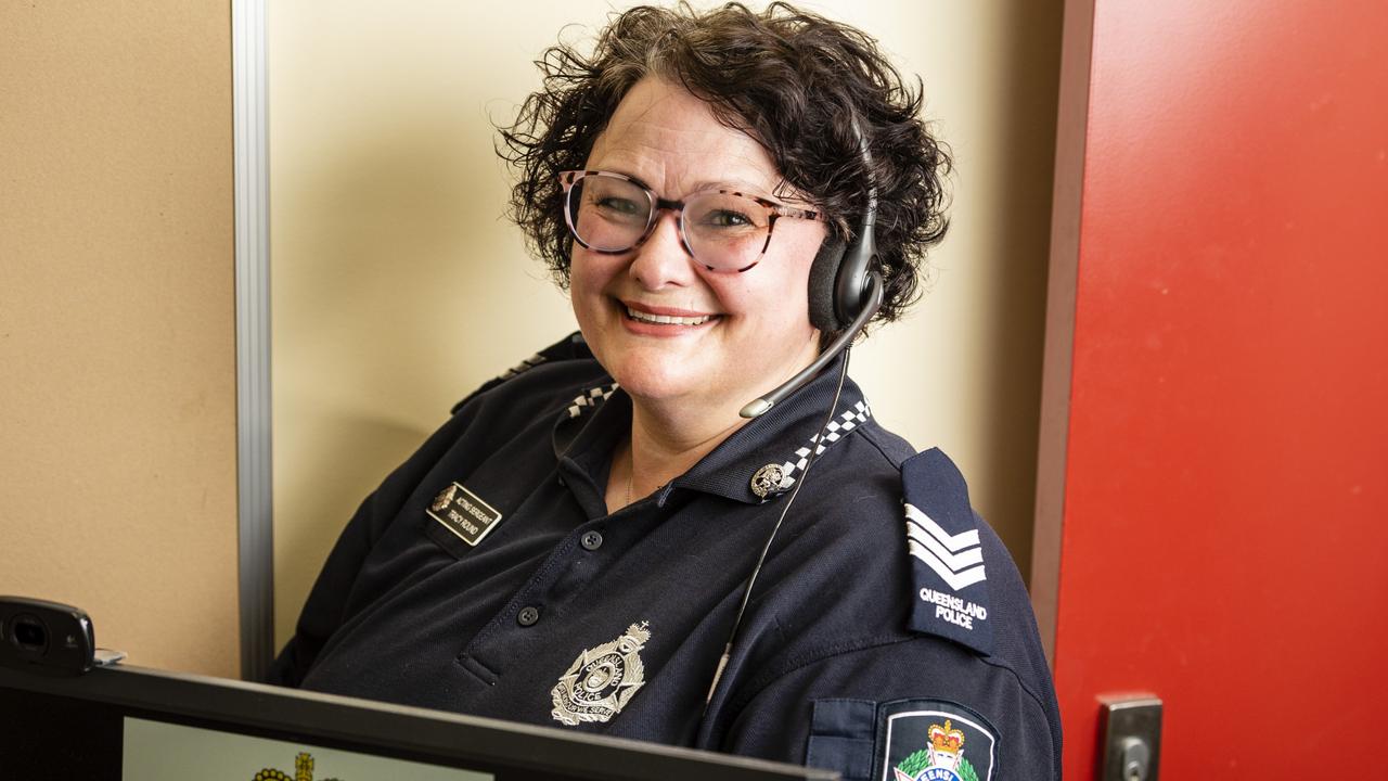 Sergeant Tracy Round of the Toowoomba Police Communications Centre, Wednesday, May 11, 2022. Picture: Kevin Farmer