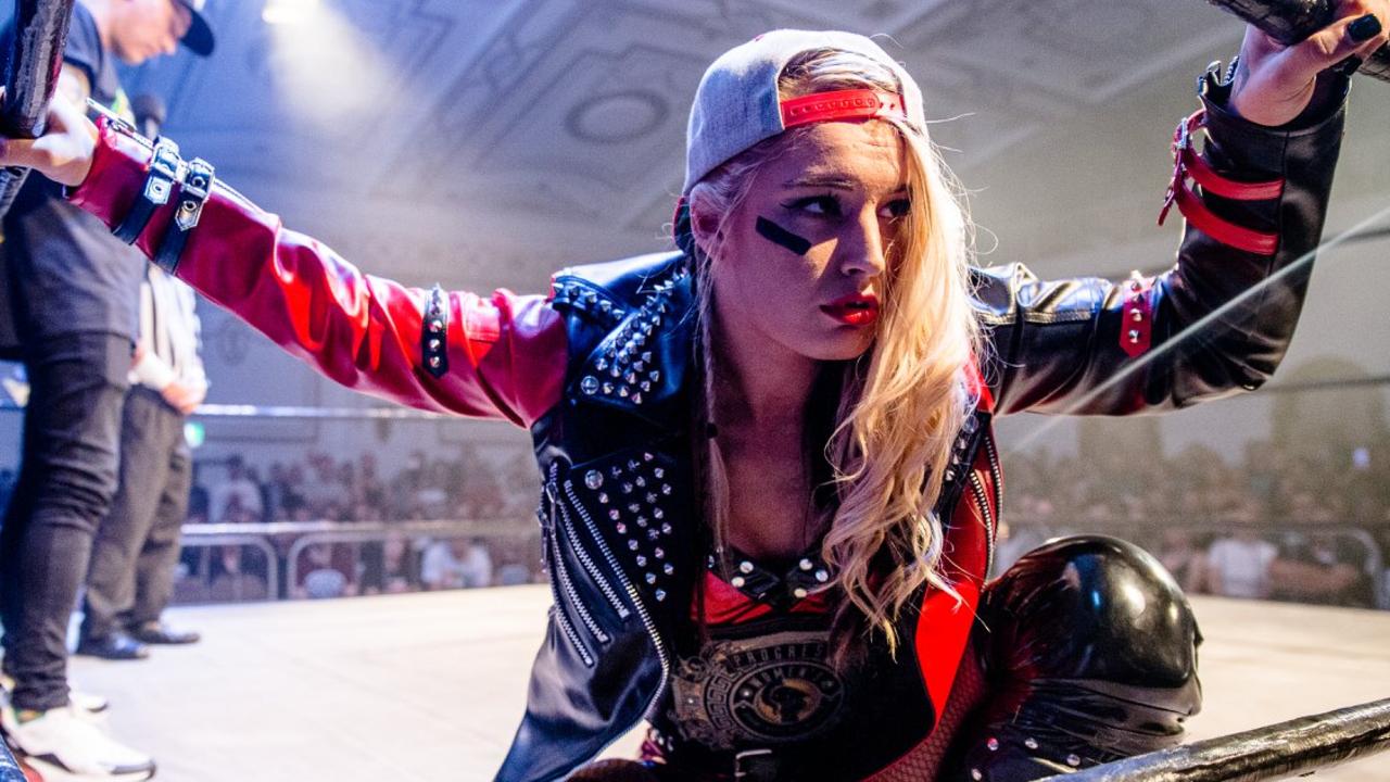 Australian pro wrestler Toni Storm at Melbourne City Wrestling's Progress x MCW event on April 20, 2018. Photo: Digital Beard