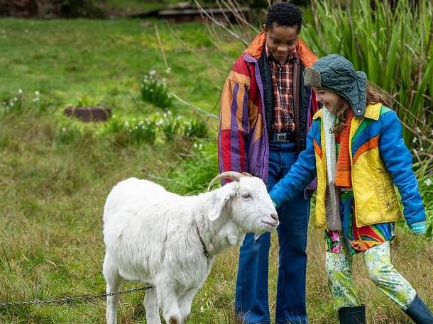 Imi Mbedla and Ava Caryofyllis were like brother and sister on the set of Bay of Fires. Picture: Ray Messner