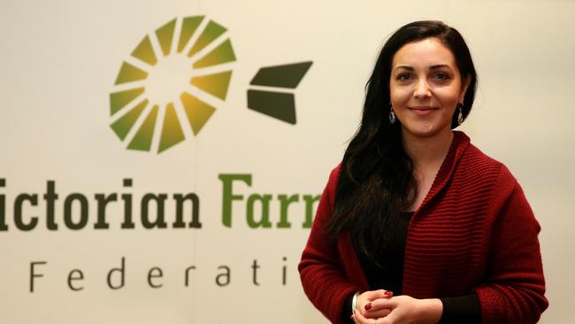 Victorian Farmers Federation president Emma Germano. Picture: Andy Rogers