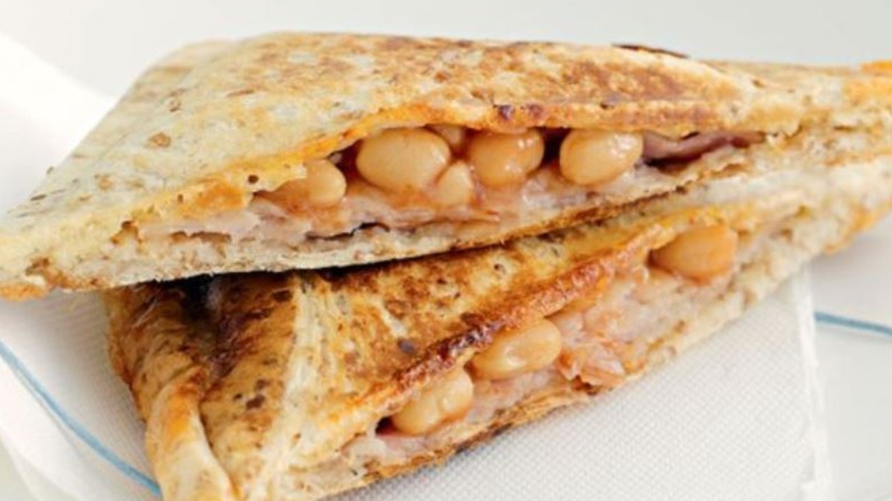 Baked Beans toasted sandwich has divided the internet. Picture: Taste