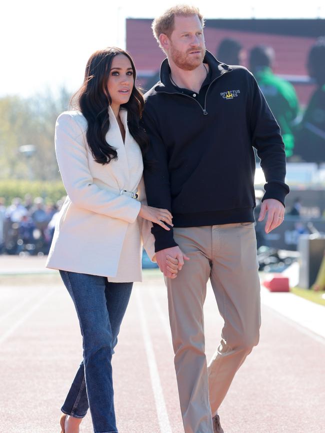 Harry and Meghan have reportedly been following Kate’s recovery from the US. Picture: Chris Jackson/Getty Images