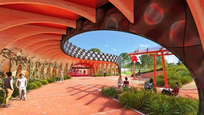 Artist's impression of the International Centre of Training Excellence in Rooty Hill. Picture: ARM Architecture