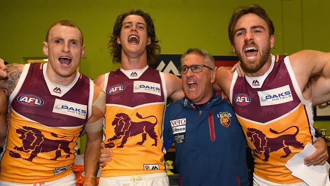 Mitch Robinson, Jarrod Berry, Chris Fagan and Rhys Mathieson. (Photo by Quinn Rooney/Getty Images)