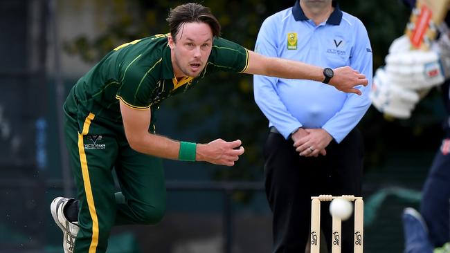 Michael Topp in action for Northcote. Picture: Andy Brownbill