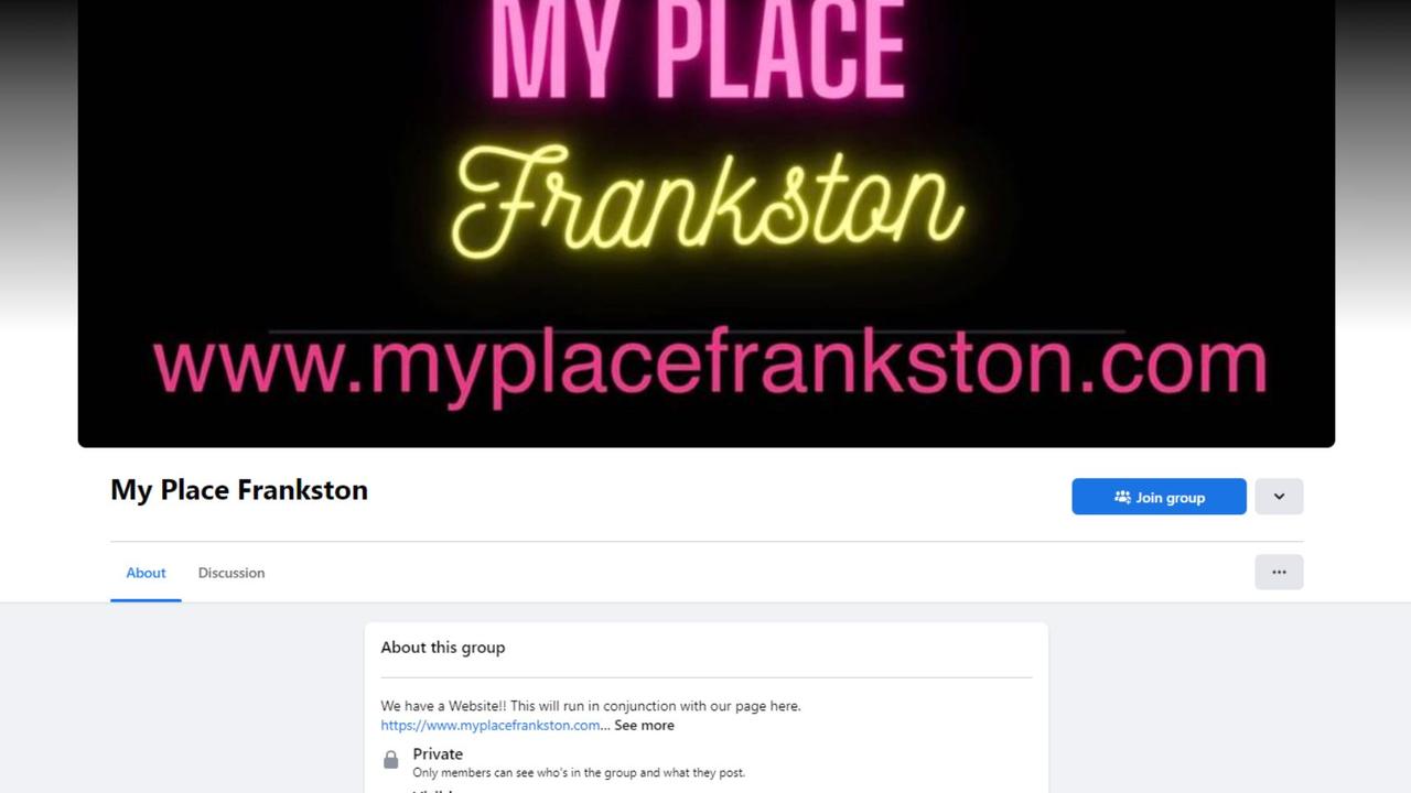 The My Place Frankston Facebook group. Picture: Facebook