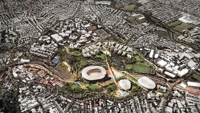 Victoria Park could be back on the table as an Olympic stadium option. Pictured Supplied by ARCHIPELAGO