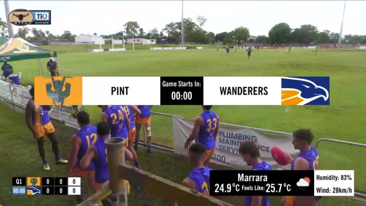 Replay: PINT v Wanderers—2024-25 NTFL Round 8