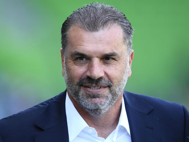 MELBOURNE, AUSTRALIA - DECEMBER 21: Ange Postecoglou looks on during the round 11 A-League match between Melbourne City and Melbourne Victory at AAMI Park on December 21, 2019 in Melbourne, Australia. (Photo by Quinn Rooney/Getty Images)