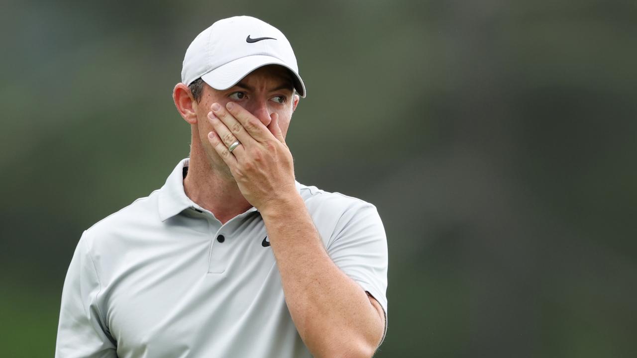 Rory McIlroy has had a shocker at The Masters. (Photo by Christian Petersen/Getty Images)