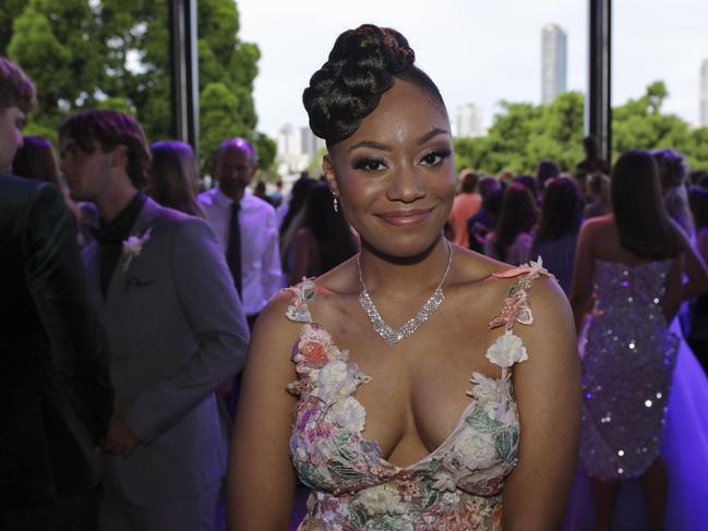 Marie Ogolo at the Coomera Anglican College Formal at HOTA. Picture: Marcelo Lang.