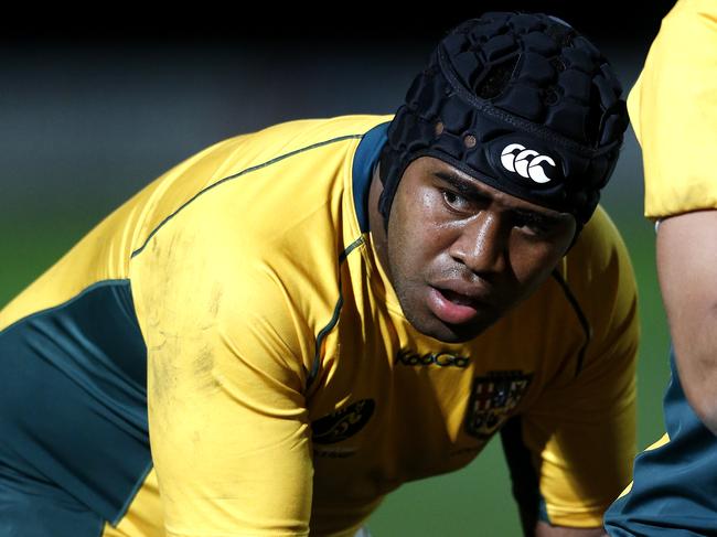 Neori Nadruku pictured at St Mary's Leagues stadium, playing for Australian Schools against Tongan schools on Saturday 14th July, 2012. Pic:Mitch Cameron