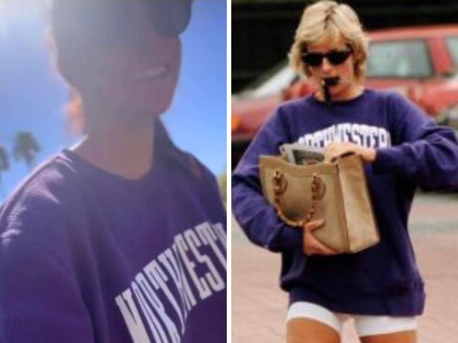 Meghan Markle has appeared to rewear the same jumper Princess Diana sported in the '90s.