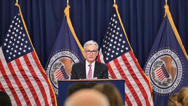 US Federal Reserve Board Chairman Jerome Powell. (Photo by MANDEL NGAN / AFP)