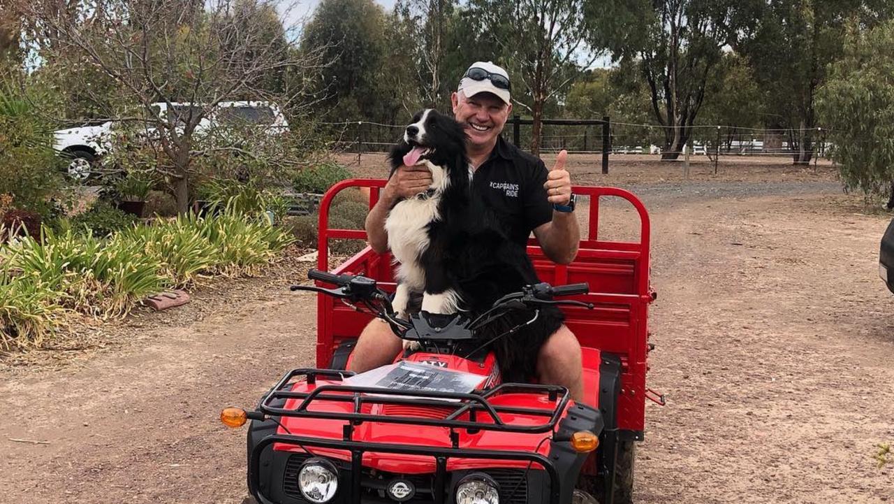 Danny Frawley on his farm.