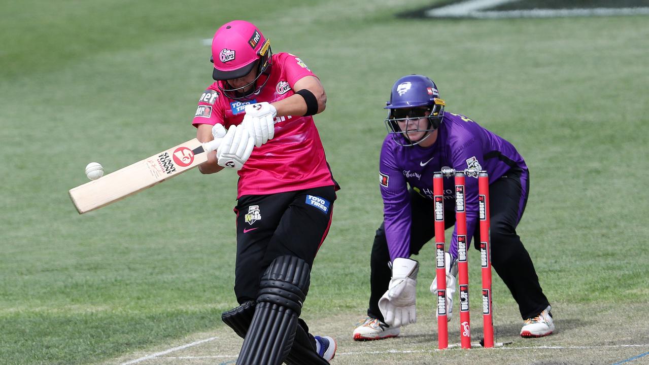 Shafali Verma hits out for the Sydney Sixers. Picture: Sarah Reed/Getty Images