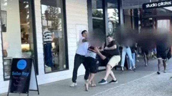 On June 5, Coolangatta Concrete Lines Skate Shop owner Les Graue was allegedly attacked by a group of juveniles for the second time since March. Photo: 7News Gold Coast