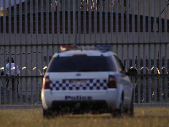 Fulham Correctional Centre. Inmates on the roof of the facility at Fulham Correctional Centre. Authorities shoot capsicum spray at inmates on the prison roof.