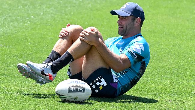 Cameron Smith completed what could be his final training session on Thursday at the Sunshine Coast. Picture: Getty Images